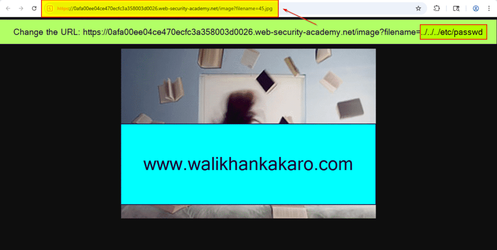 PortSwigger Labs 80 File path traversal simple case 5