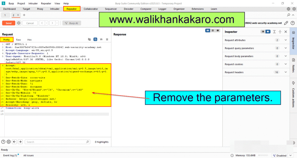 PortSwigger Labs 92 HTTP request smuggling, basic CL.TE vulnerability 3