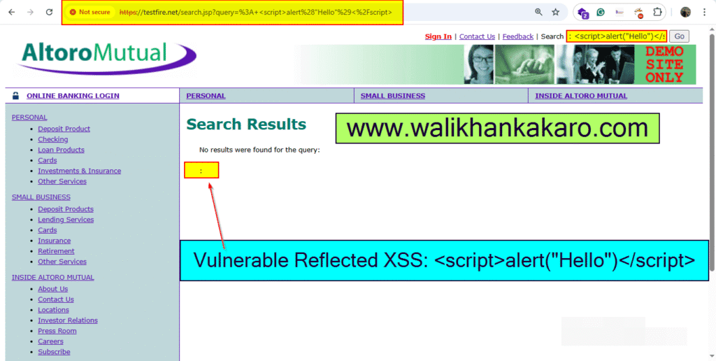 Reflected XXS Practical 2