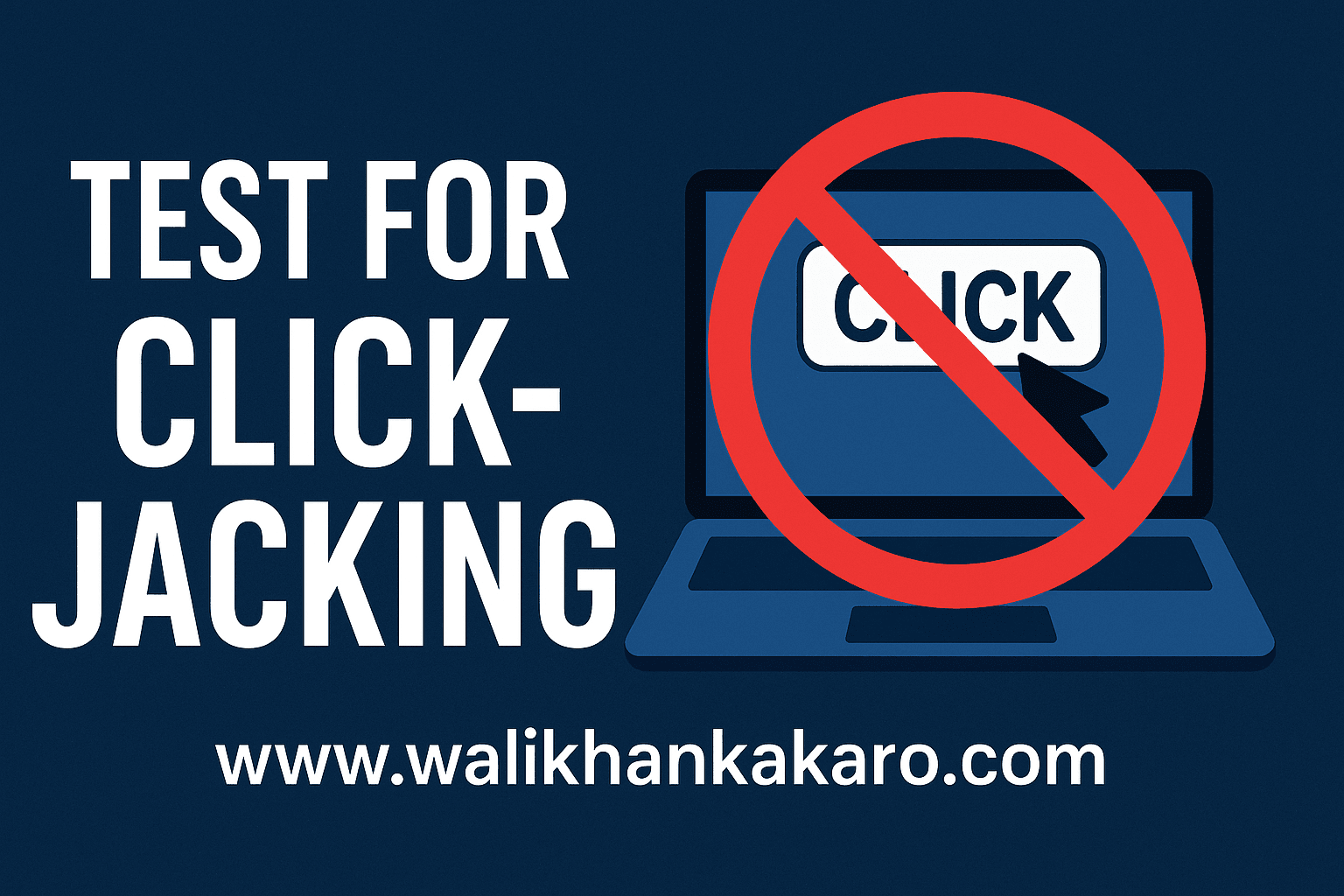Test for ClickJacking