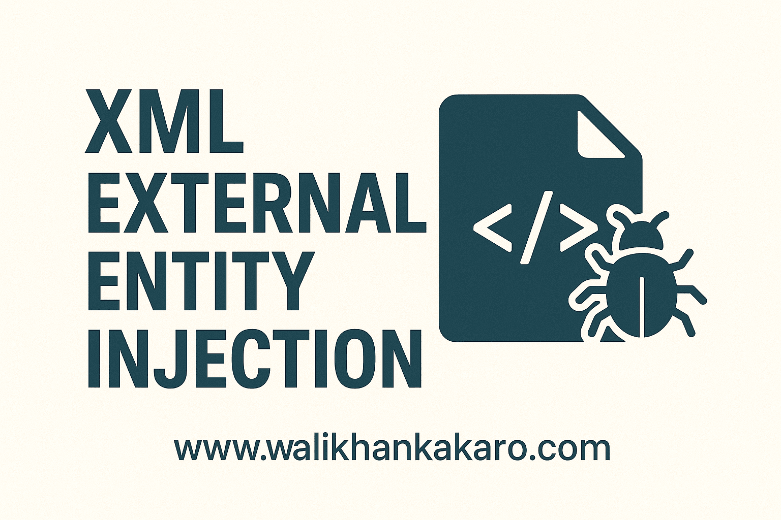 XML external entity injection