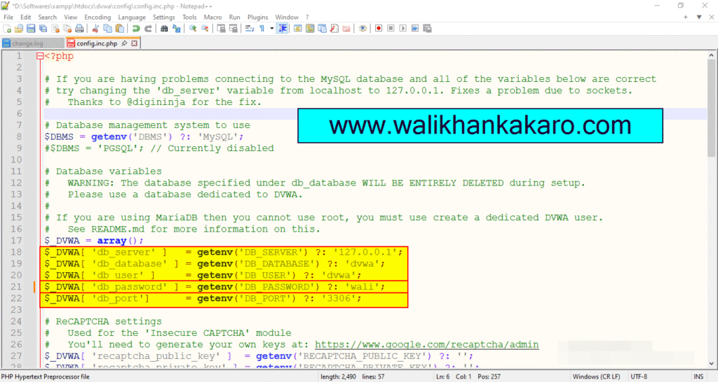 Damn Vulnerable Web Application 10