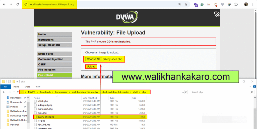 DVWA File Upload 5
