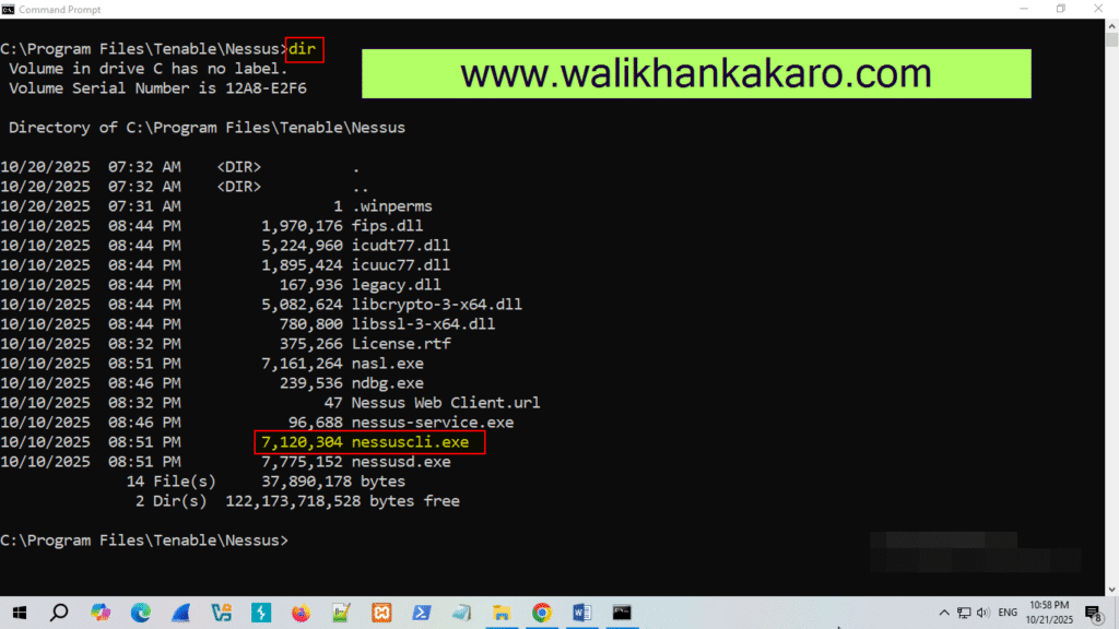 How to find Nessus username and password 3