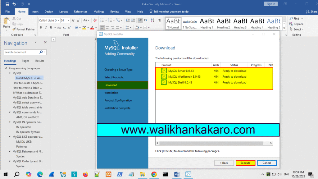 Install MySQL in Windows 4