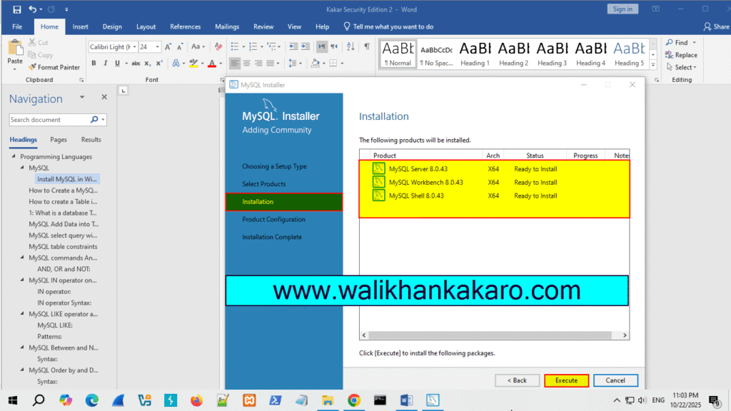 Install MySQL in Windows 5