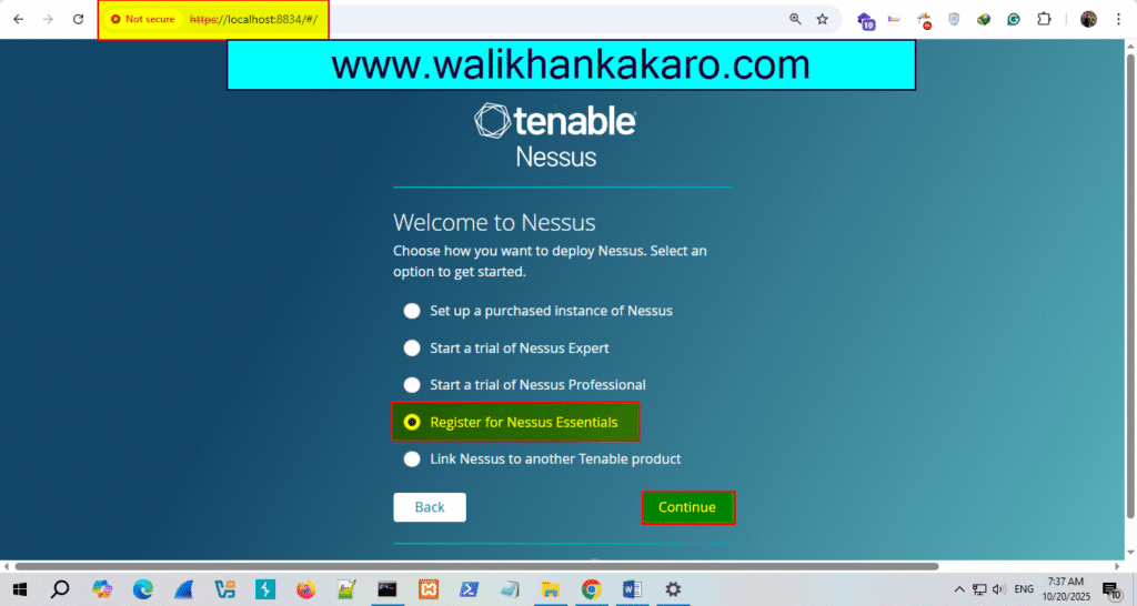 Nessus download for Windows 5