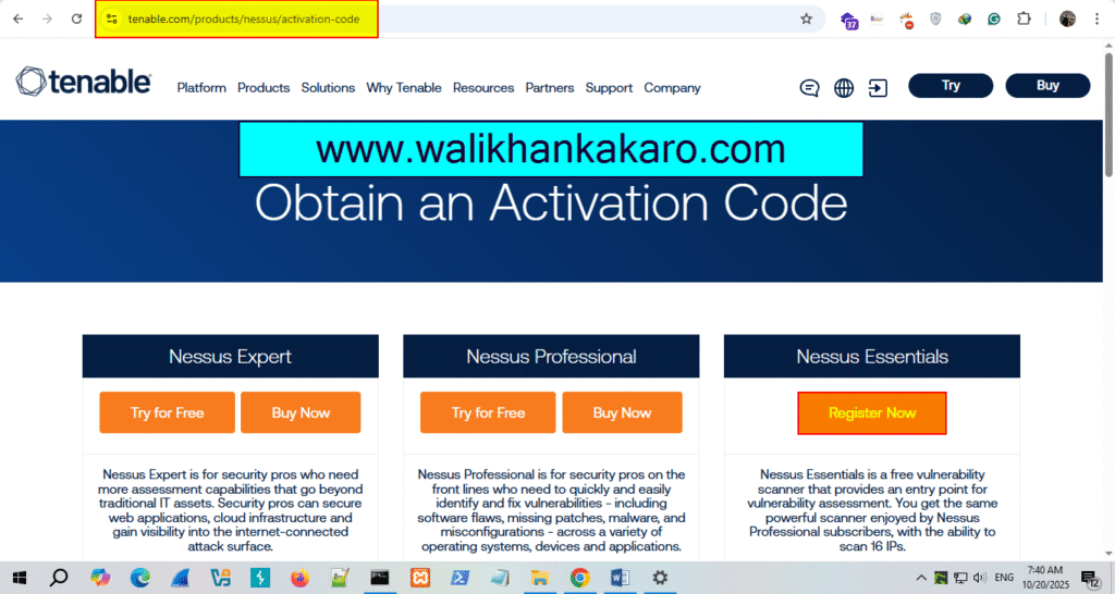 Nessus download for Windows 6