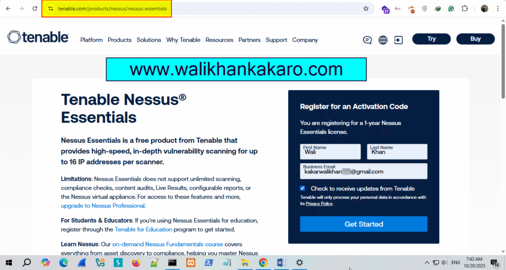 Nessus download for Windows 7