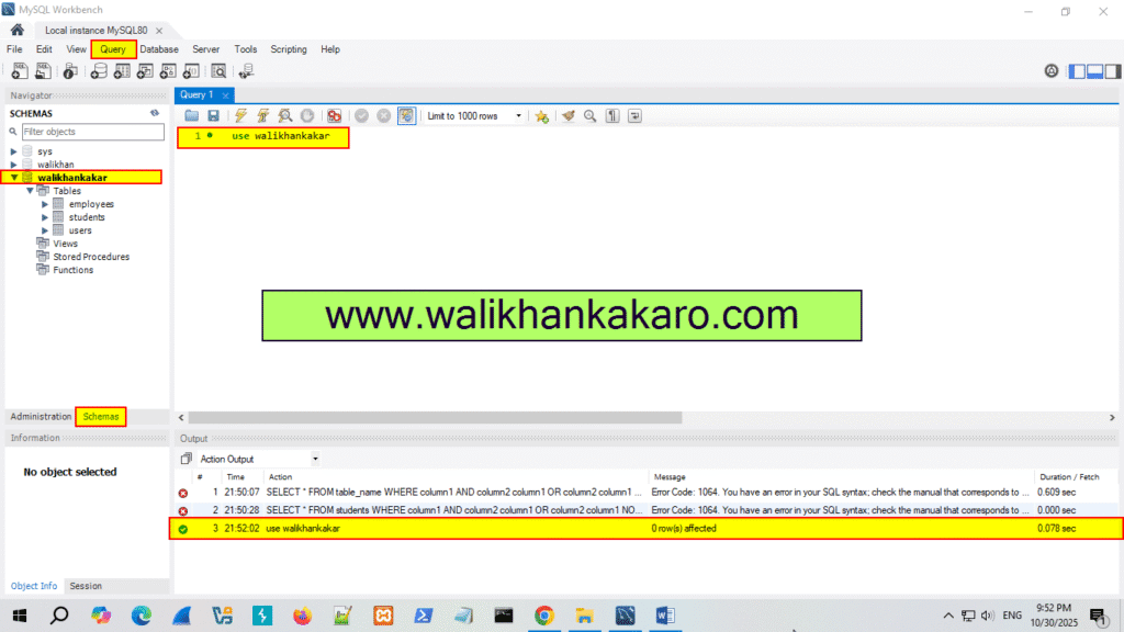 and or not operator 1