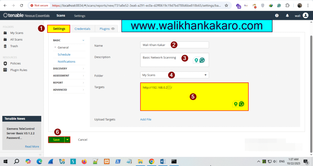 Nessus Vulnerability Assessment 4