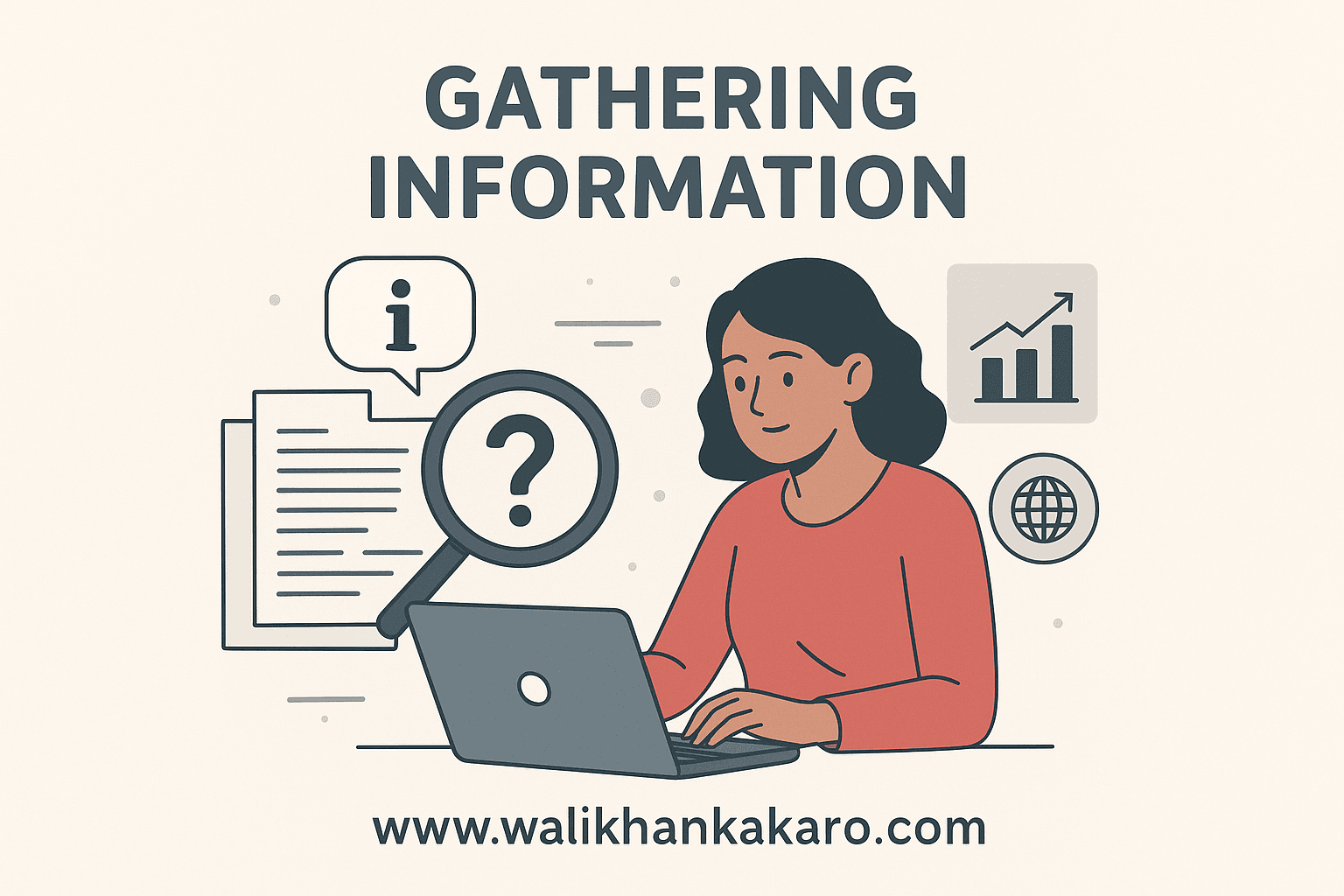 What are the 5 methods of gathering information