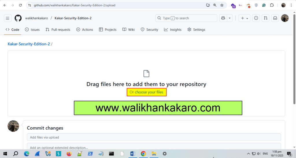 How to upload a PDF to GitHub 3