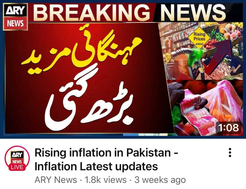 History of Inflation in Pakistan 1