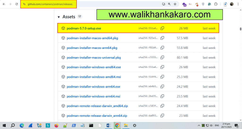Install Podman on Windows 1