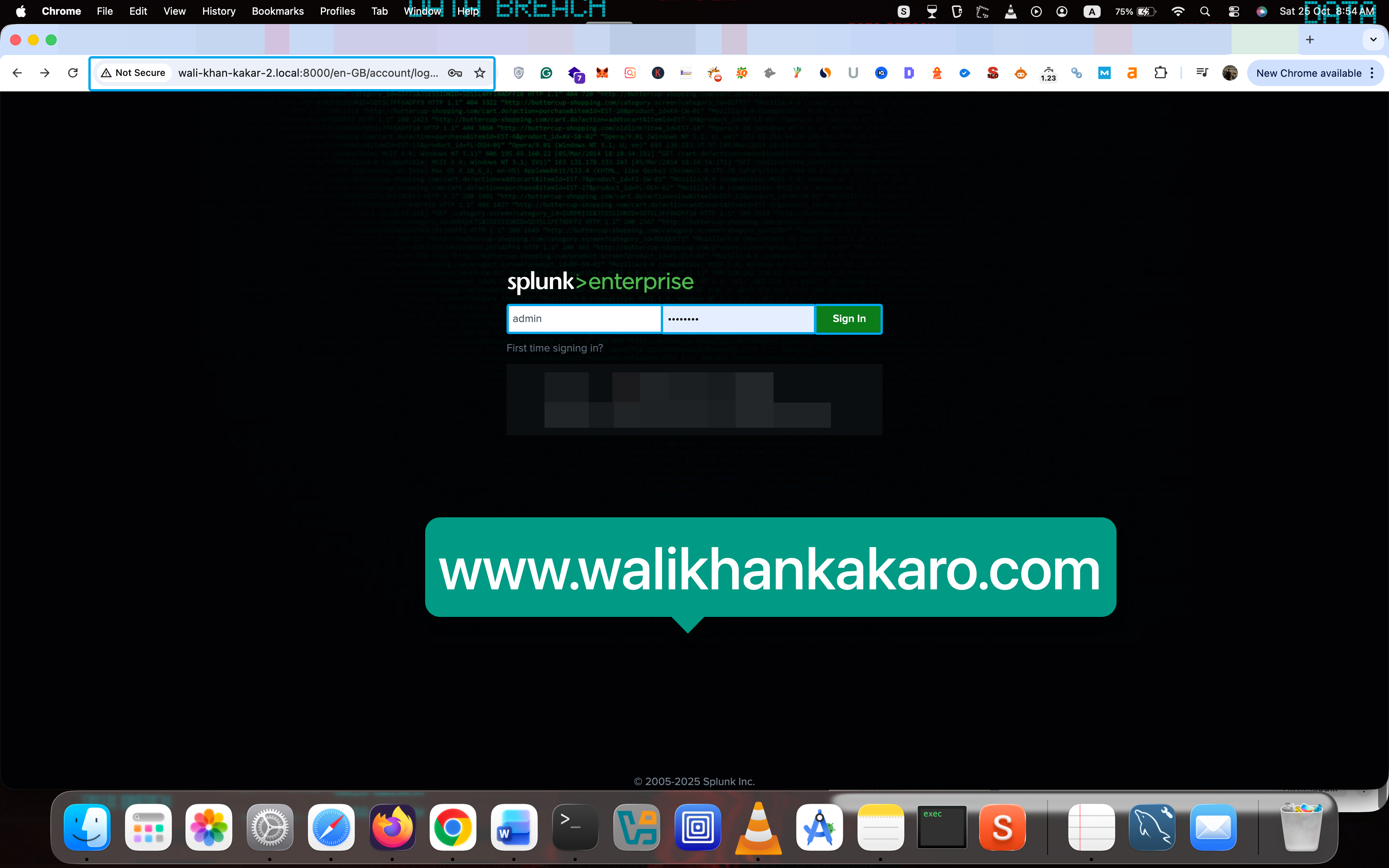 Splunk Mac 7 Splunk Mac 5