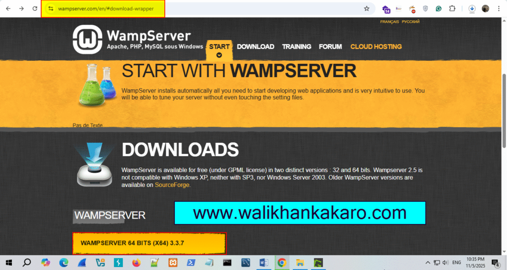 Install WampServer 2