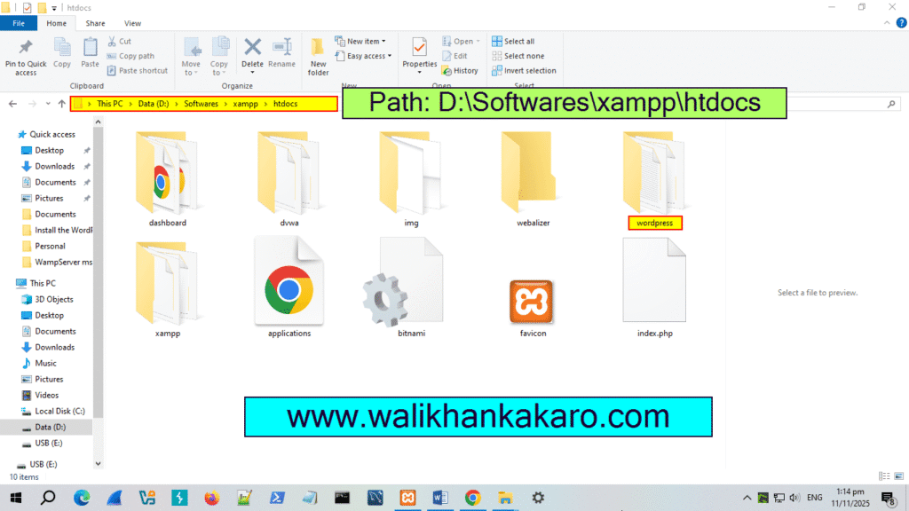 WordPress on Localhost XAMPP 4