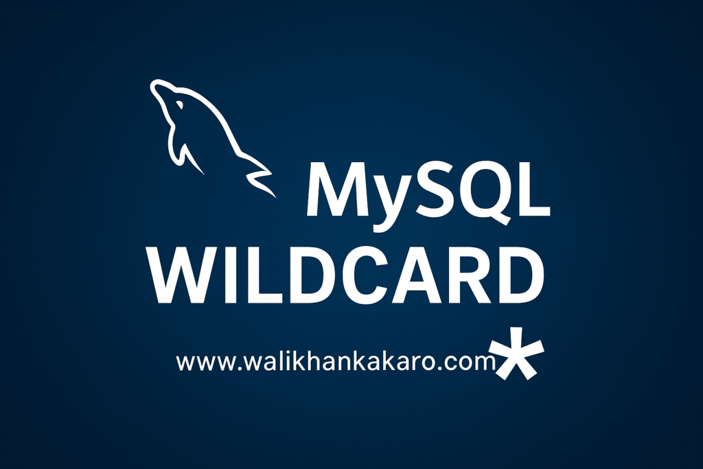MySQL wildcard