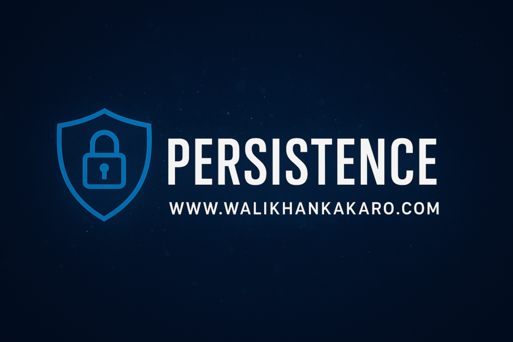 Persistence cybersecurity