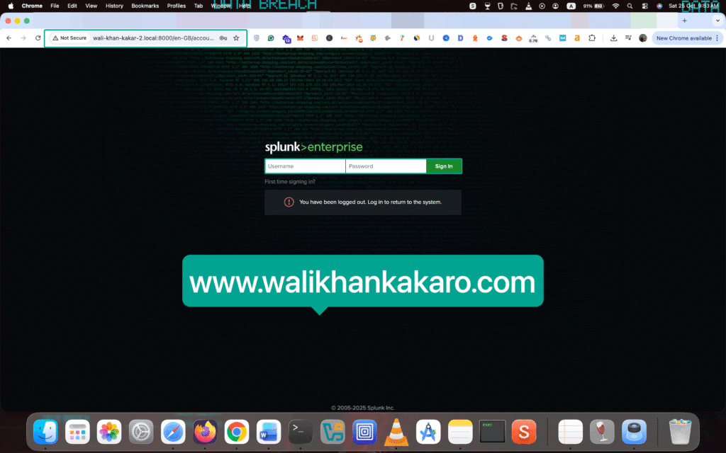 Splunk Mac 10 Second method 3