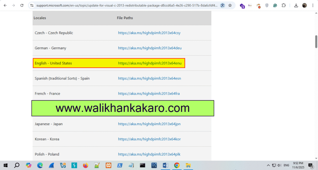 WampServer msvcr110.dll is missing from your computer 3