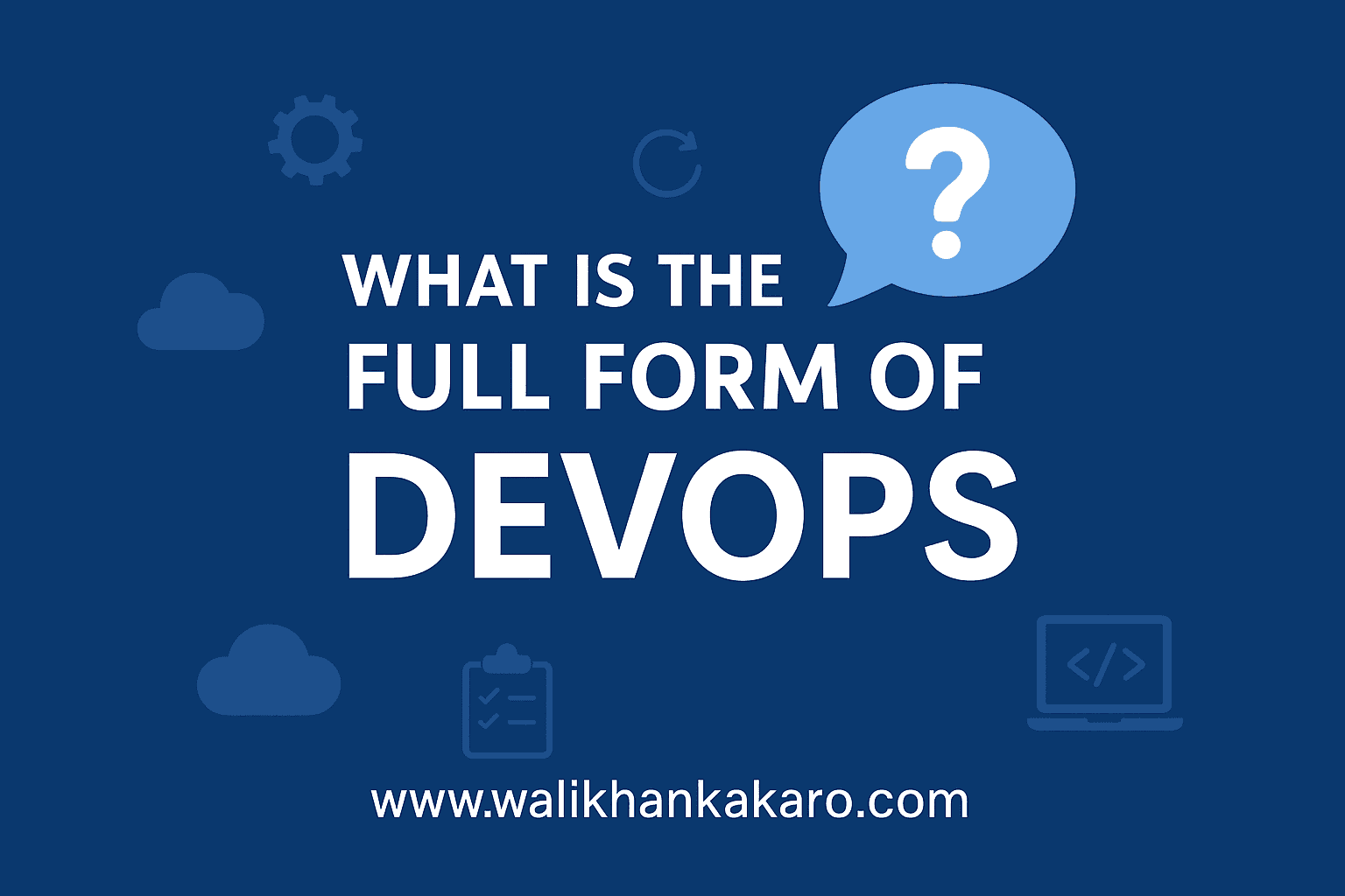 What is the full form of DevOps