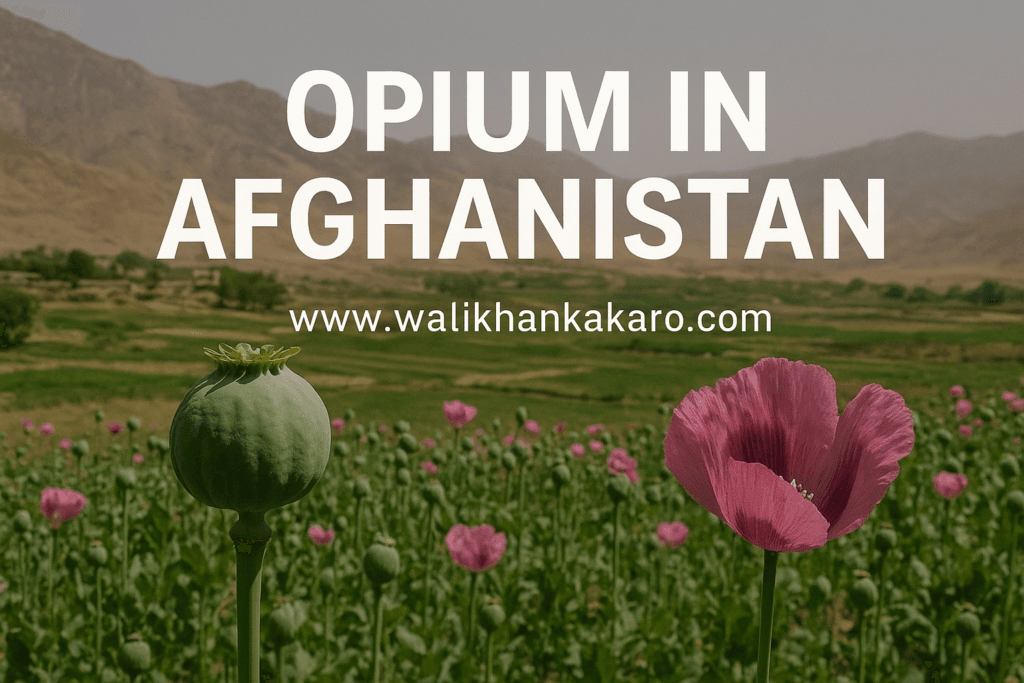 opium in Afghanistan