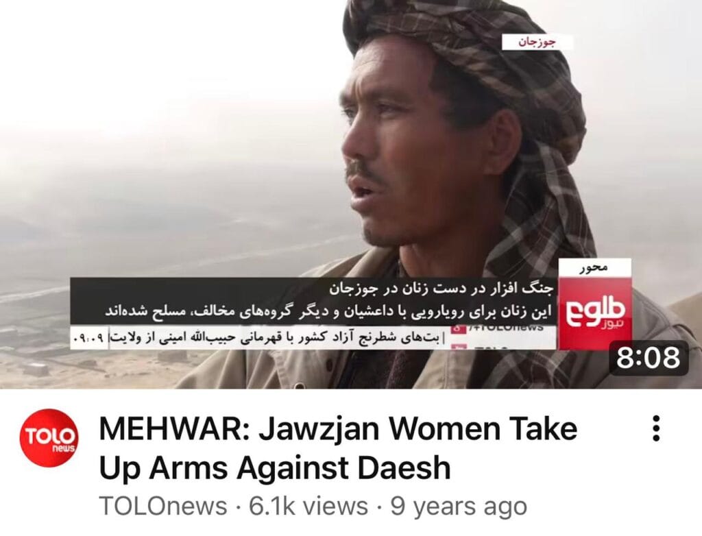 Daesh Khorasan surrendered in Jawzjan Afghanistan 1