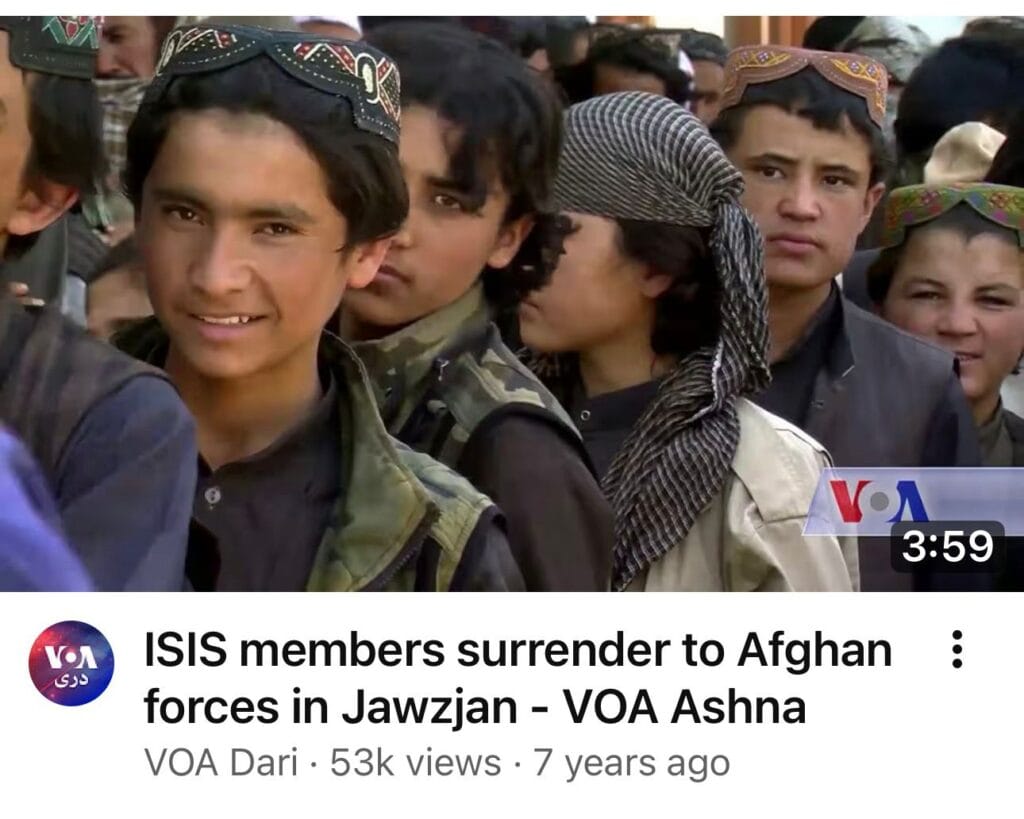 Daesh Khorasan surrendered in Jawzjan Afghanistan 11
