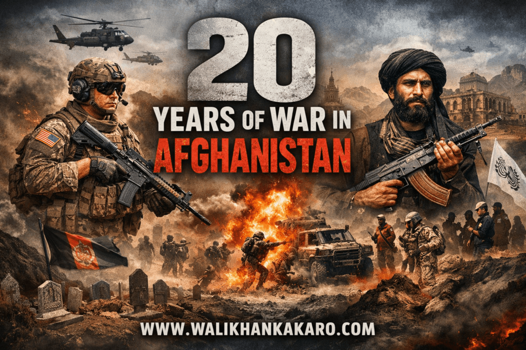 20 years of war in Afghanistan
