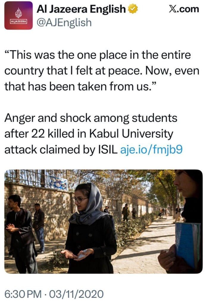 2020 Kabul University attack 7 2020 Kabul University attack 8