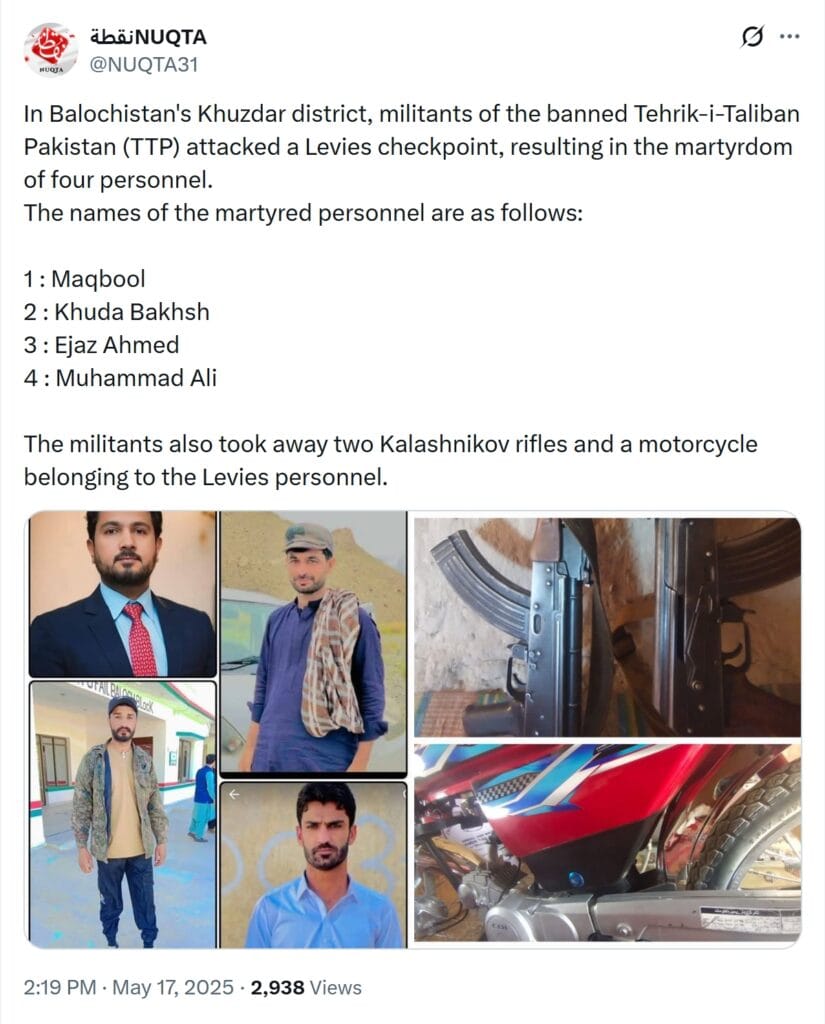 TTP Balochistan 16 TTP Balochistan 16