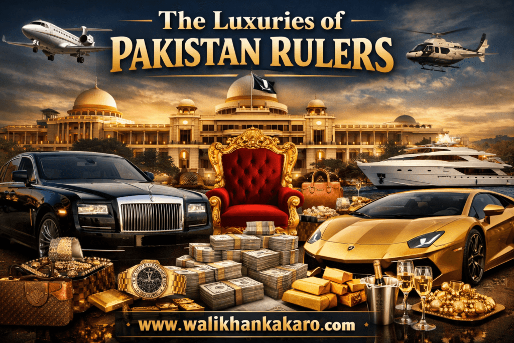 The luxuries of Pakistan rulers
