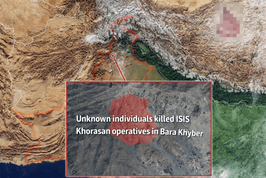 Unknown individuals killed ISIS Khorasan operatives in Bara Khyber