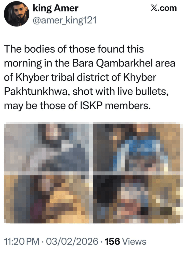 Unknown individuals killed ISIS Khorasan operatives in Bara Khyber 2