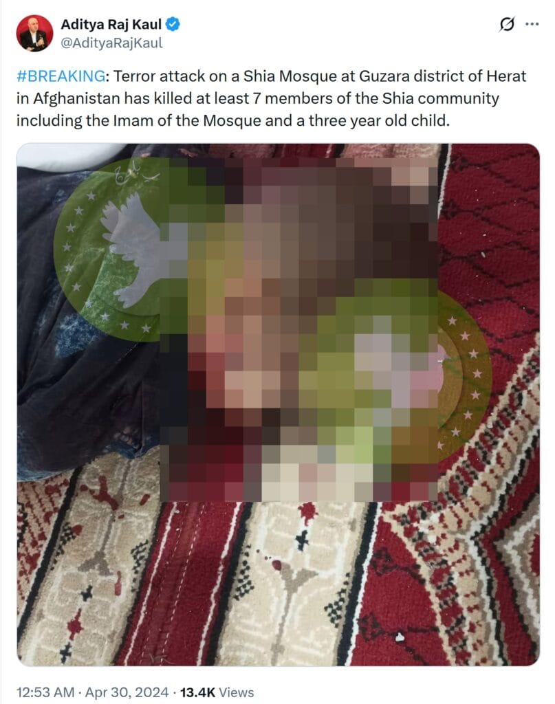 Daesh attacks the Imambargah in Herat 2024 1