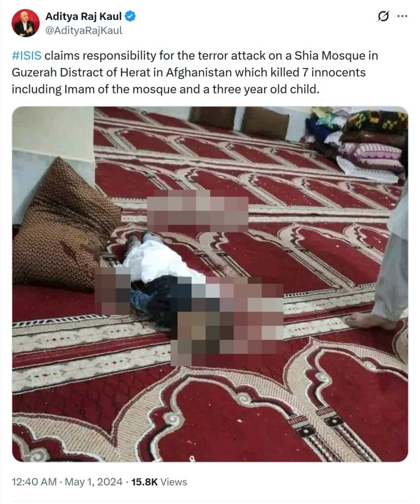 Daesh attacks the Imambargah in Herat 2024 3