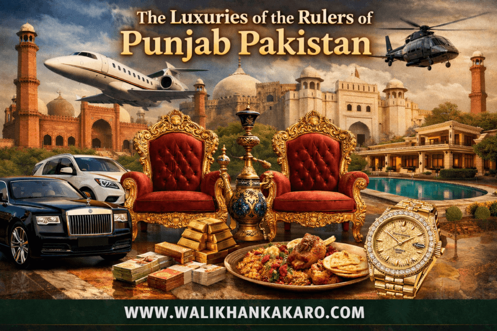 The luxuries of the rulers of Punjab Pakistan