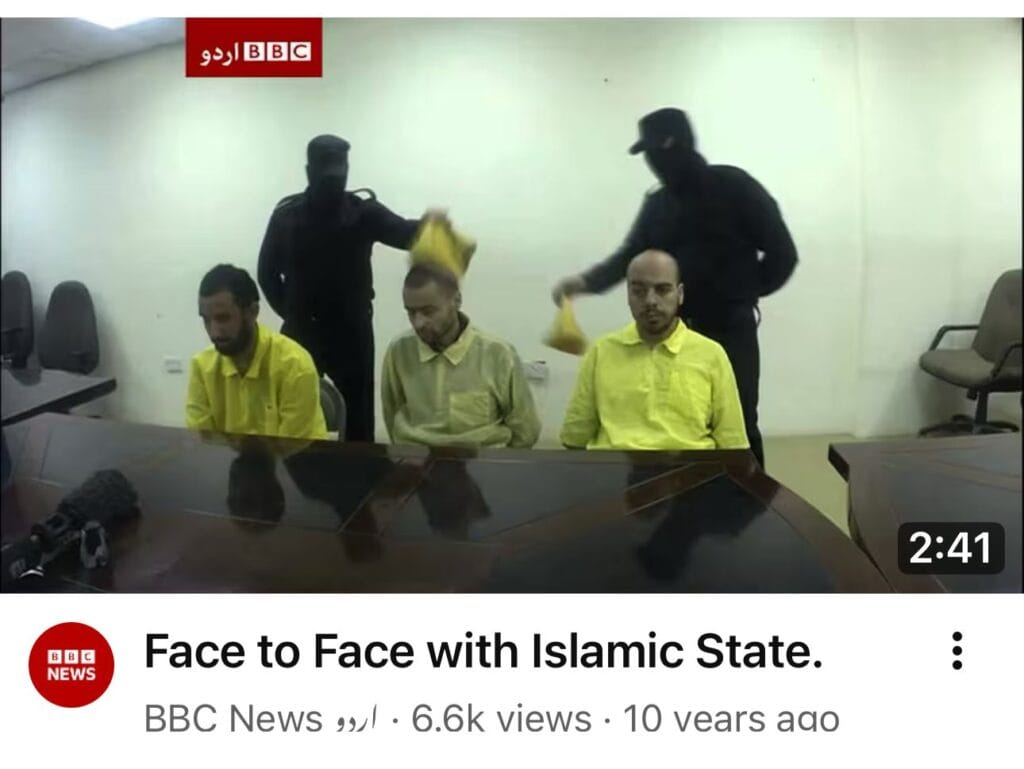 Daesh members interview in Iraq 1