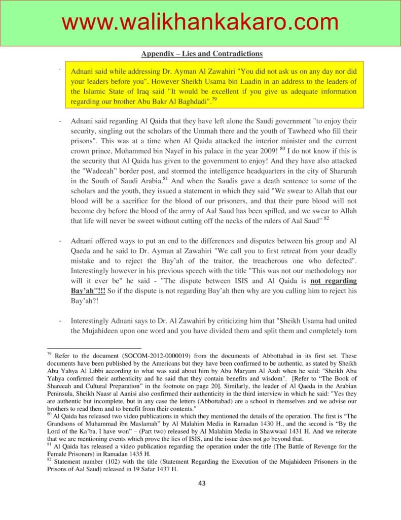 Methodological Difference between ISIS AND AL-QAEDA 14