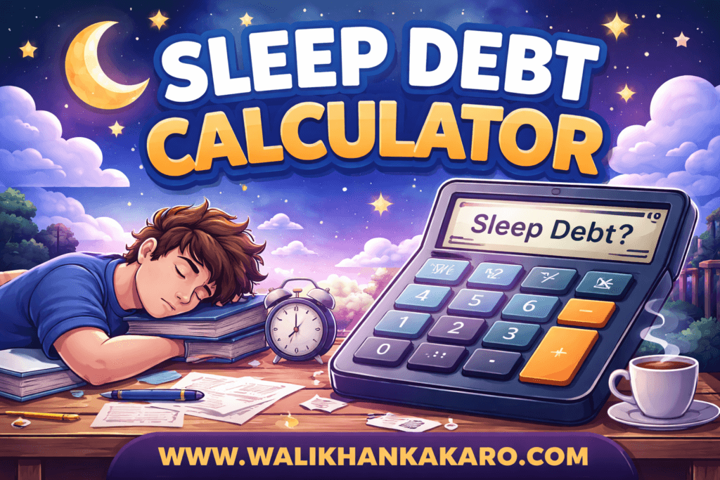 Sleep Debt Calculator