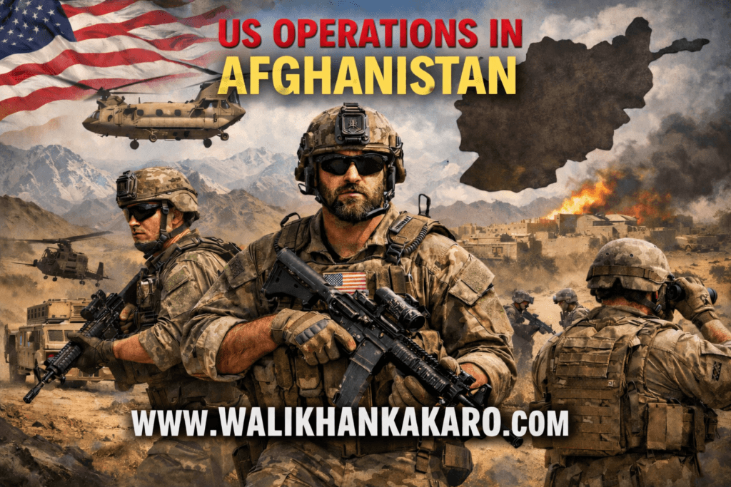 US operations in Afghanistan