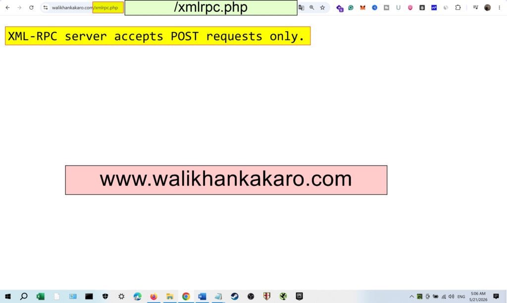 How to check if XML-RPC is enabled 1