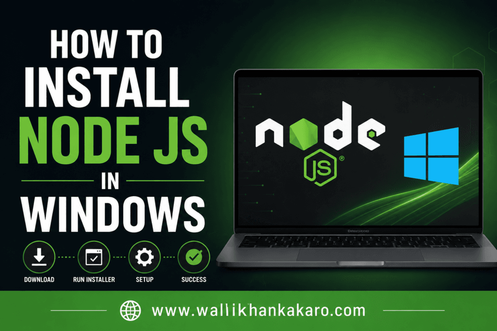 How to install Node Js in Windows