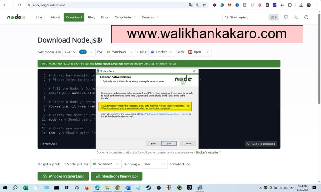 How to install Node Js in Windows 4 How to install Node Js in Windows 2