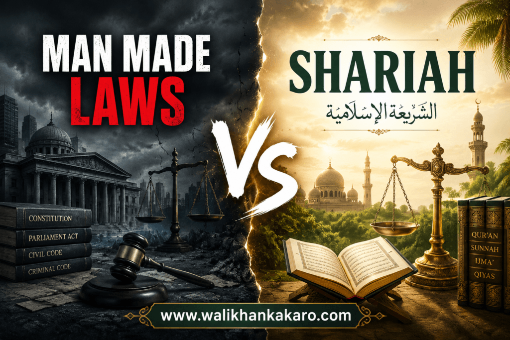 Man Made laws VS Shariah
