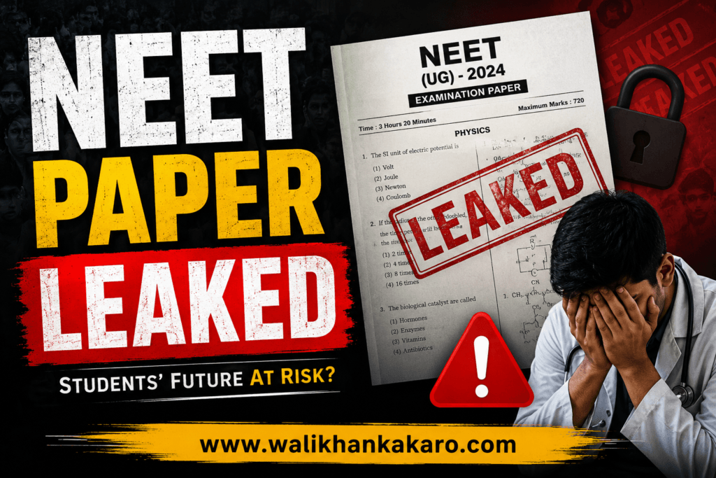 NEET paper leaked