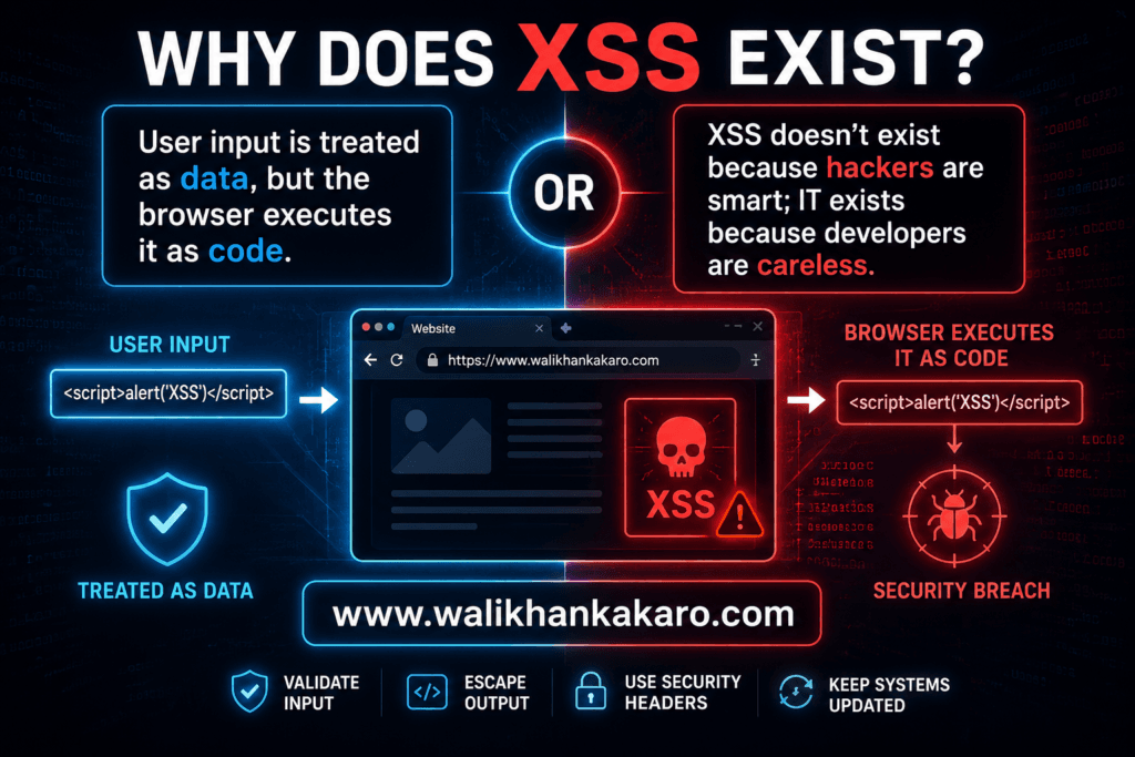 Why does XSS exist 1