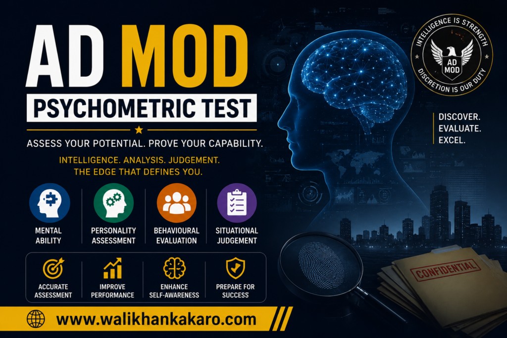AD MOD psychometric test